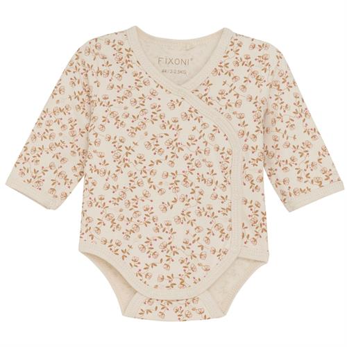 Fixoni præmatur slå om-body beige blomster, str. 32, 38, 44