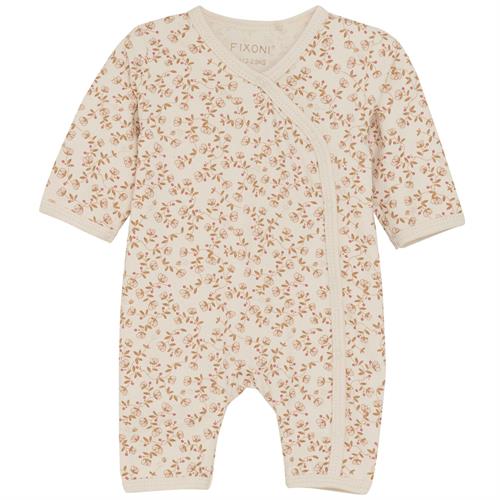 Fixoni præmatur heldragt beige blomster, str. 32, 38, 44